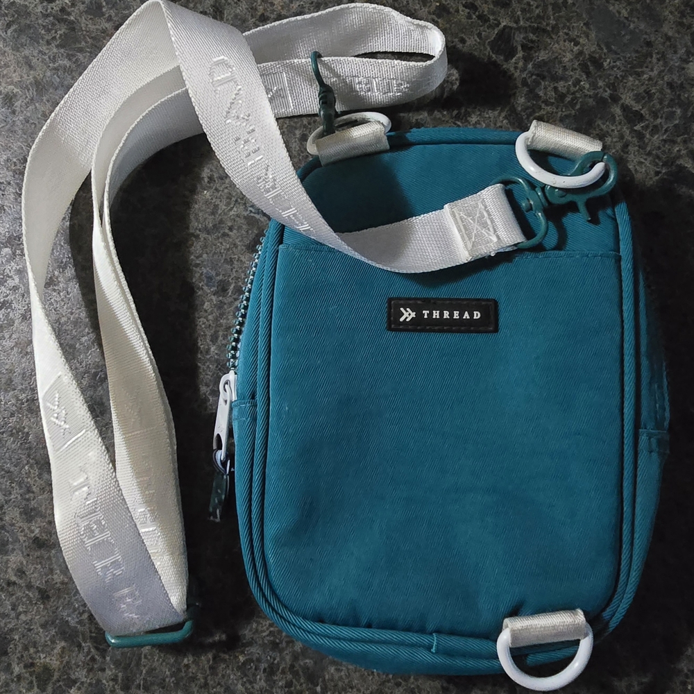 Thread Small Crossbody Bag Teal